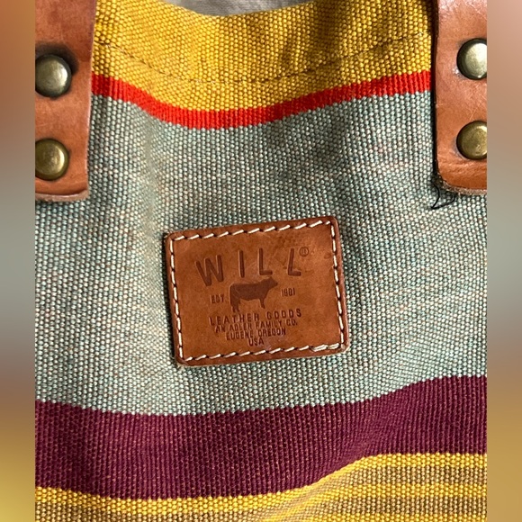 Will Leather Goods Reversible TEXTILE TOTE - Picture 4 of 8